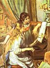 Girls at the Piano I by Pierre Auguste Renoir